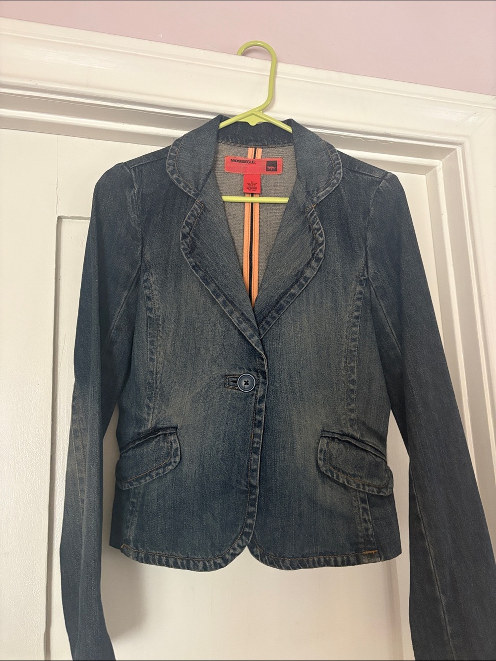Denim Blazer Jacket - Blue
